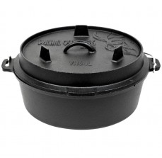 Valhal Outdoor Feuertopf 6,1L, planer Boden 